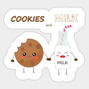 Cookies and Milk Sticker